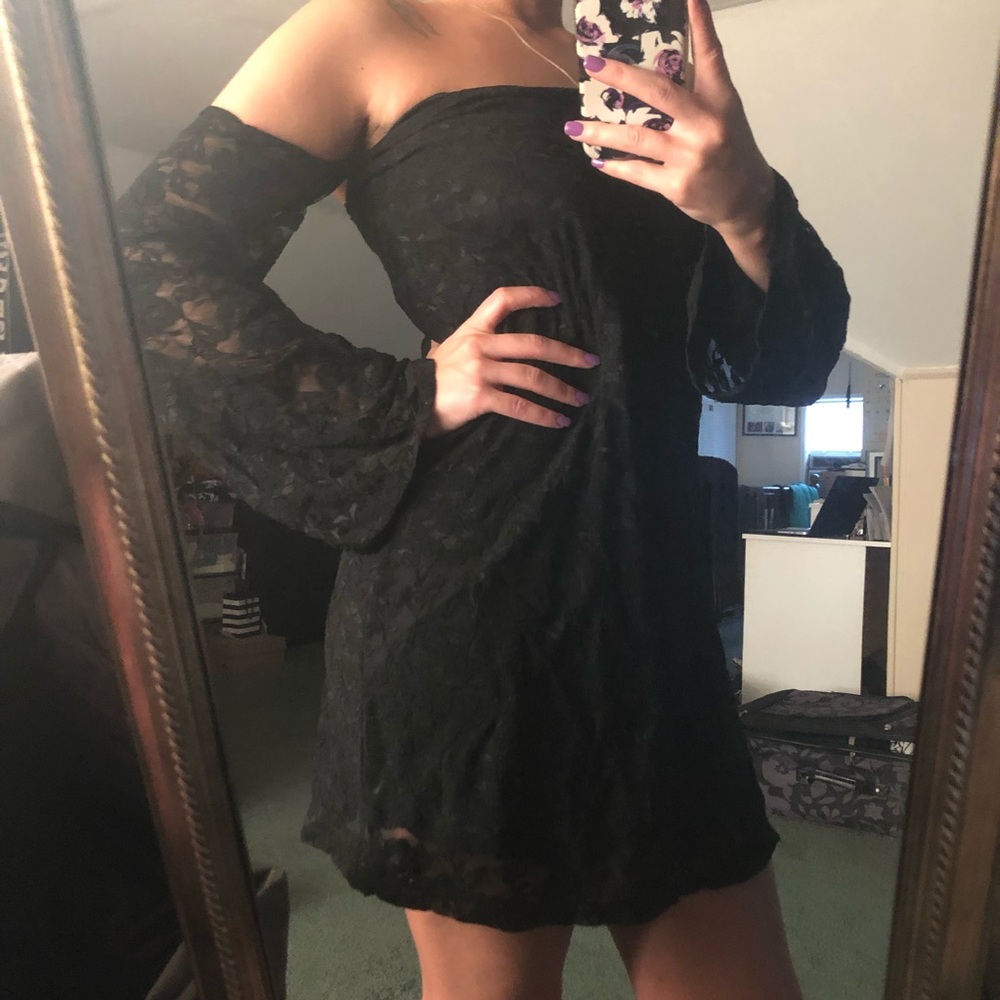 Tobi strapless dress